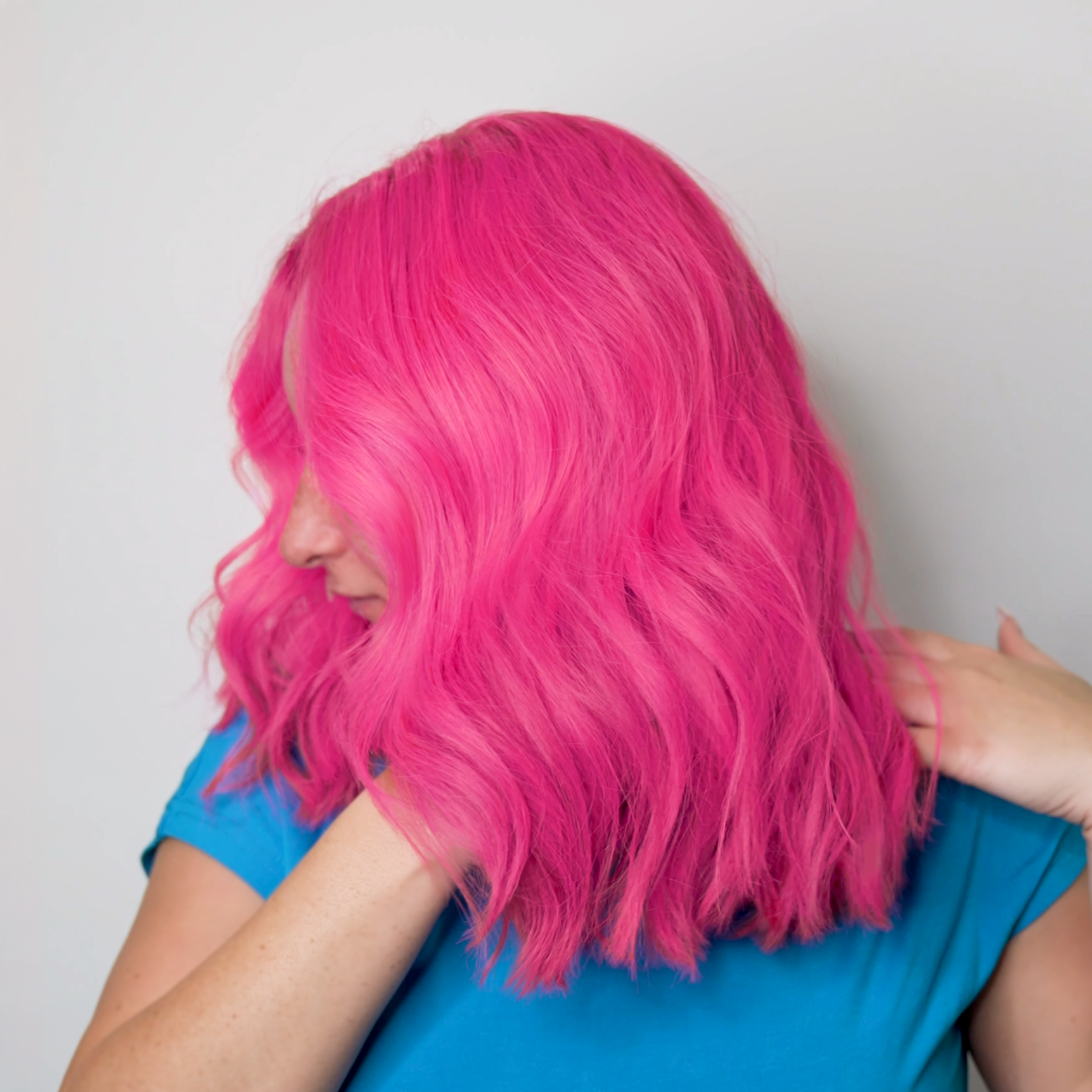 Pink hair dye by color clique